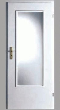 Solid white with window