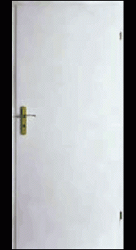 Compact white door