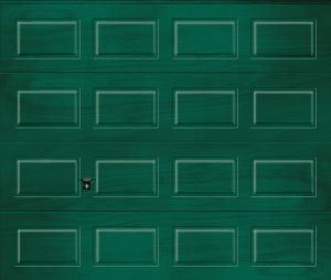 Section doors of massive wood